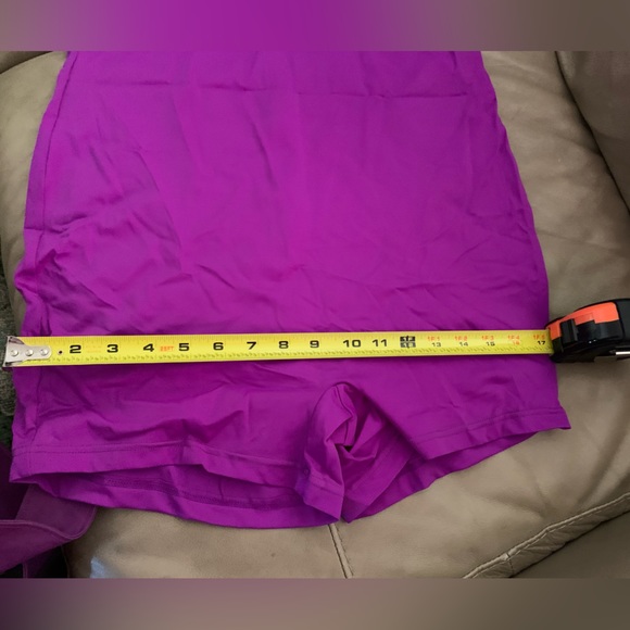 WEISSMAN Purple Ruffle Stretch JACKET with belt Bodysuit SET women’s size XL - Picture 7 of 11